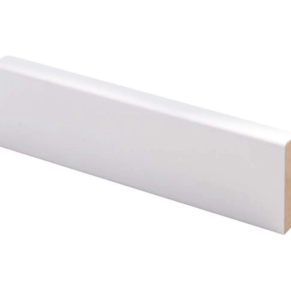 Peitelista Maler Aava 12x42x3660mm MDF valkoinen
