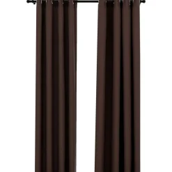 Pellavamaiset pimennysverhot renkailla 2kpl 140x225cm