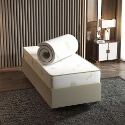 Petauspatja Linento Furniture Aloevera, valkoinen, eri kokoja