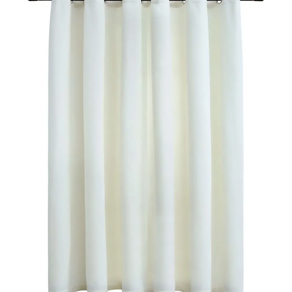 Pimennysverho metallirenkailla sametti kerma 290x245 cm