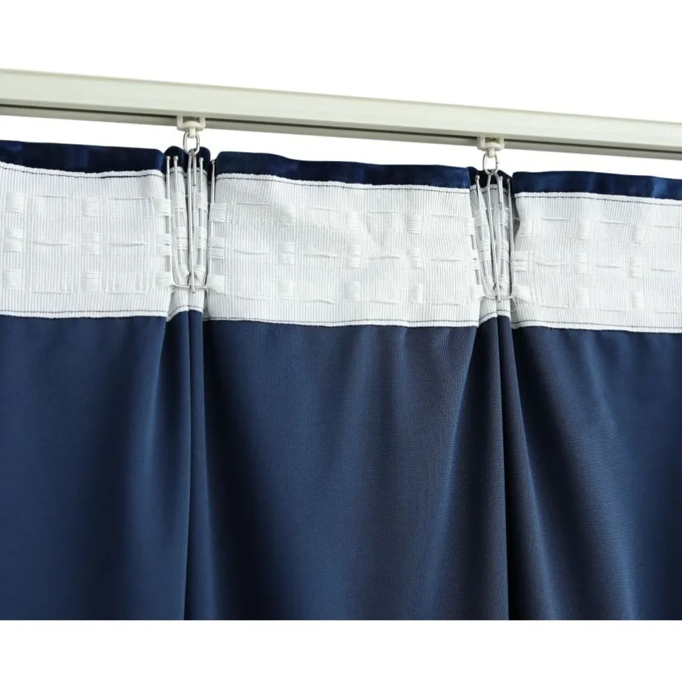 Pimennysverhot koukuilla 2kpl sametti 140x225cm