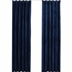 Pimennysverhot koukuilla 2kpl sametti 140x175cm