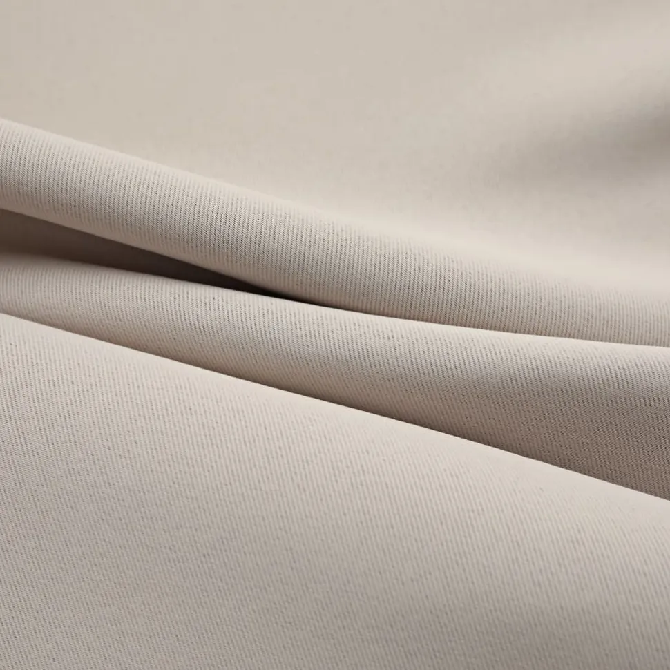 Pimennysverhot metallirenkailla 2 kpl beige 140x245 cm