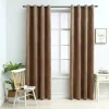 Pimennysverhot renkailla 2 kpl sametti beige 140x175 cm