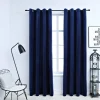 Pimennysverhot renkailla 2kpl sametti 140x225cm