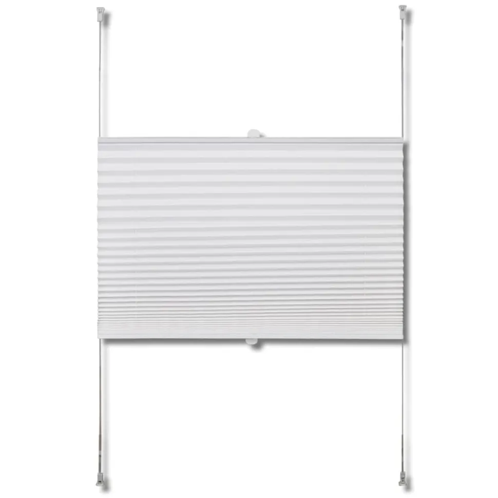 Plisse Kaihdin 50x100cm Laskosverhot valkoinen