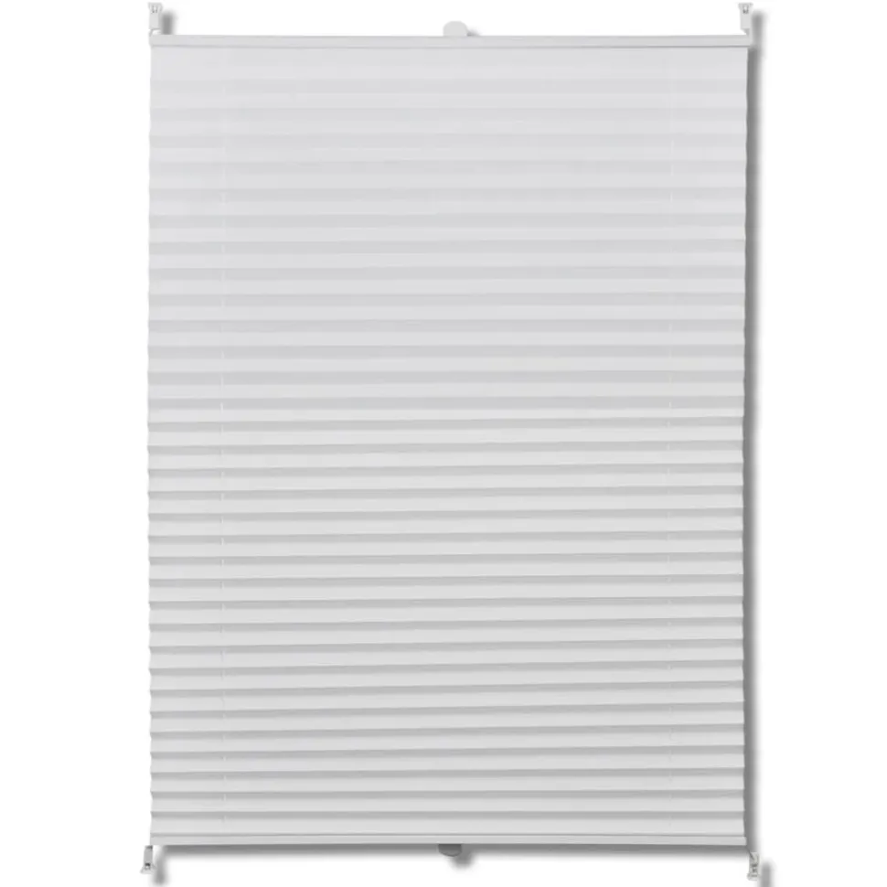 Plisse Kaihdin 50x100cm Laskosverhot valkoinen