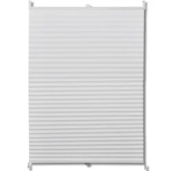 Plisse Kaihdin 50x100cm Laskosverhot valkoinen