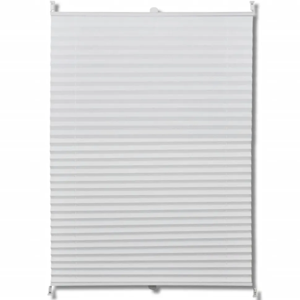 Plisse Kaihdin 50x100cm Laskosverhot valkoinen