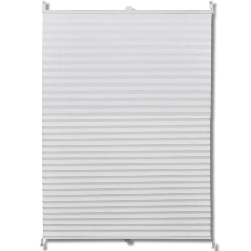 Plisse Kaihdin 50x100cm Laskosverhot valkoinen