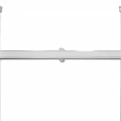 Plisse Kaihdin 50x100cm Laskosverhot valkoinen