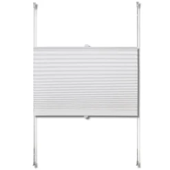 Plisse Kaihdin 50x100cm Laskosverhot valkoinen