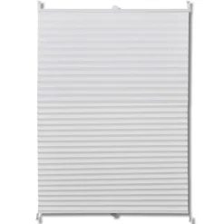 Plisse Kaihdin 50x100cm Laskosverhot valkoinen