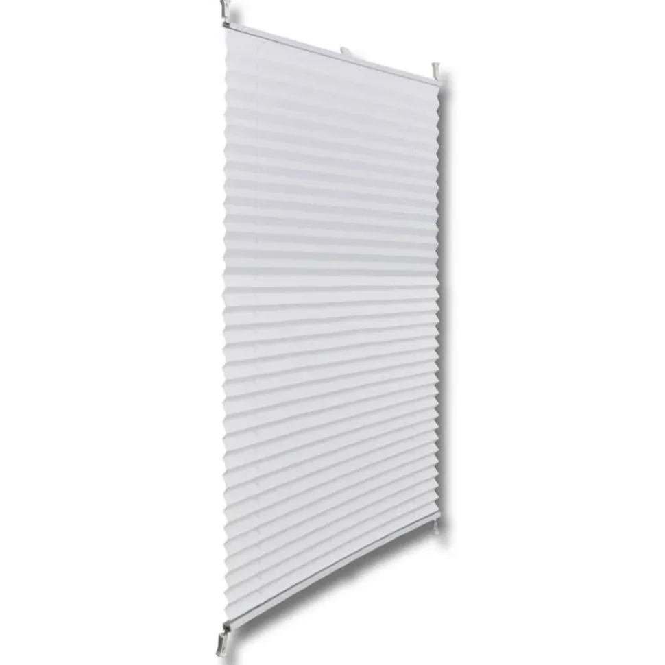 Plisse Kaihdin 50x100cm Laskosverhot valkoinen