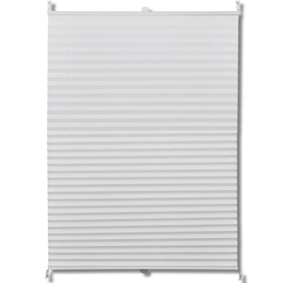 Plisse Kaihdin 50x100cm Laskosverhot valkoinen