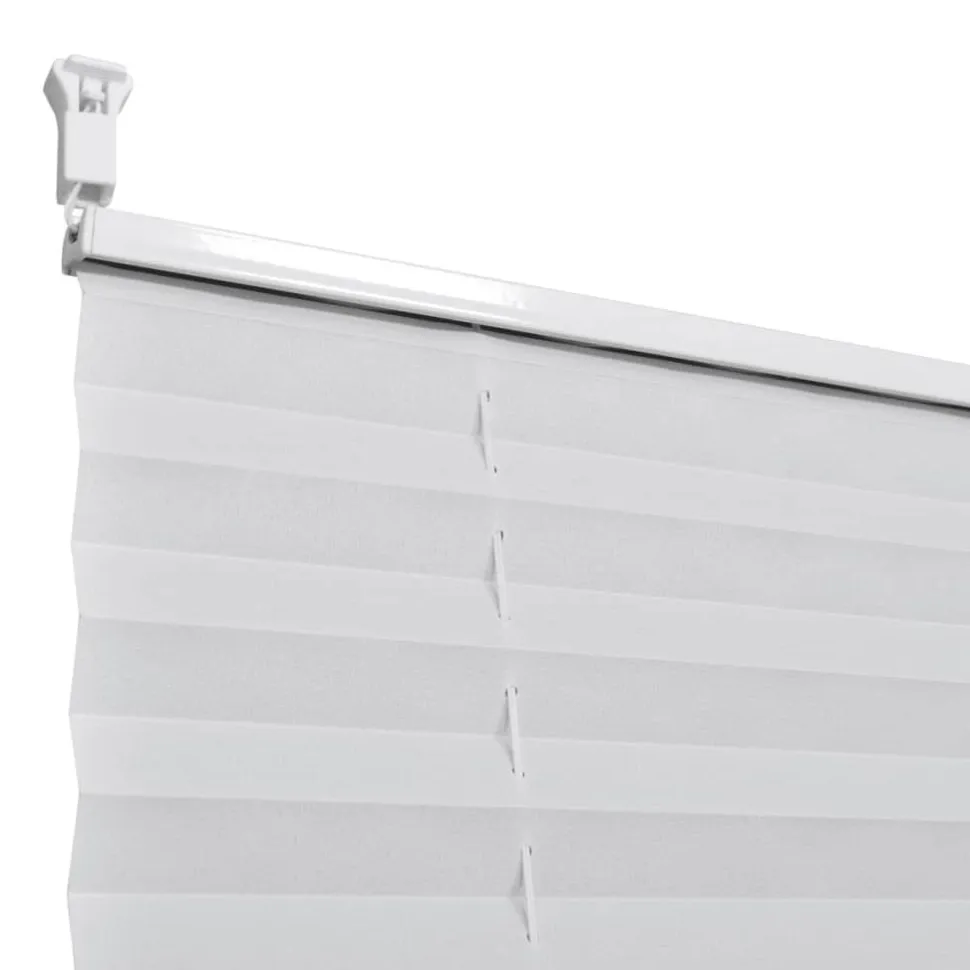 Plisse Kaihdin 50x100cm Laskosverhot valkoinen