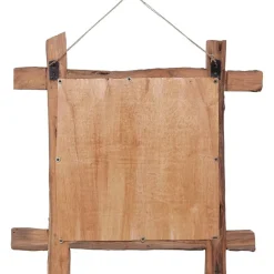 Pölkkypeili luonnollinen 70x70 cm täysi kierrätetty puu