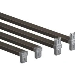 Poikkituki Elfa 204026, 450mm 4kpl, grafiitti