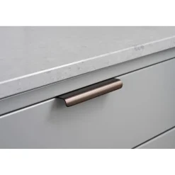 Profiilivedin Beslag Design Lip, 39x120x1.5mm, ruskea messinki