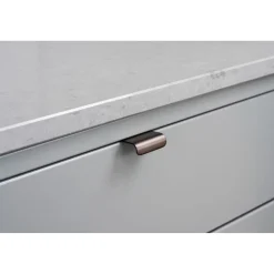 Profiilivedin Beslag Design Lip, 38x40x1.5mm, ruskea messinki
