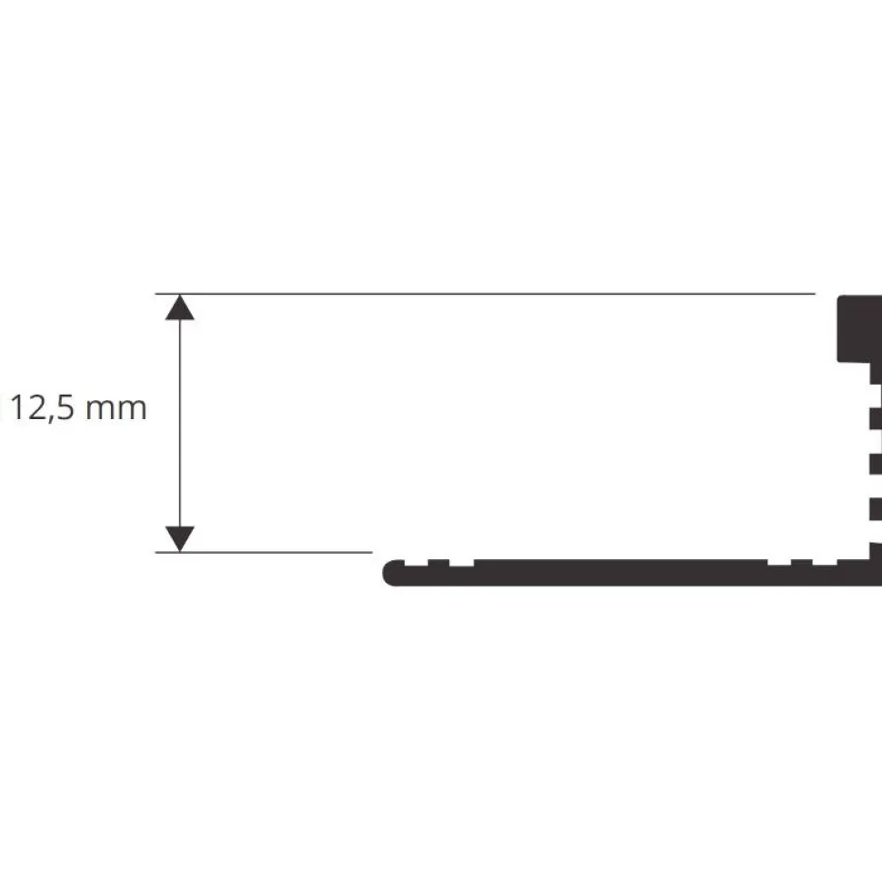 Päätelista Progress Profiles Proterminal alumiini 2,7 m eri vaihtoehtoja