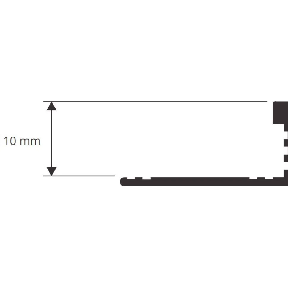 Päätelista Progress Profiles Proterminal alumiini 2,7 m eri vaihtoehtoja