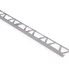 Päätelista Maler 8mm laatoille H8x20x2500mm alumiini hopea anodisoitu