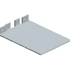Päätylevy lippakiskolle FP-Tuotteet 60 mm valkoinen 2 kpl