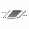 Päätylista Grip 1R/R75 30mm työtasolle oikea 600mm