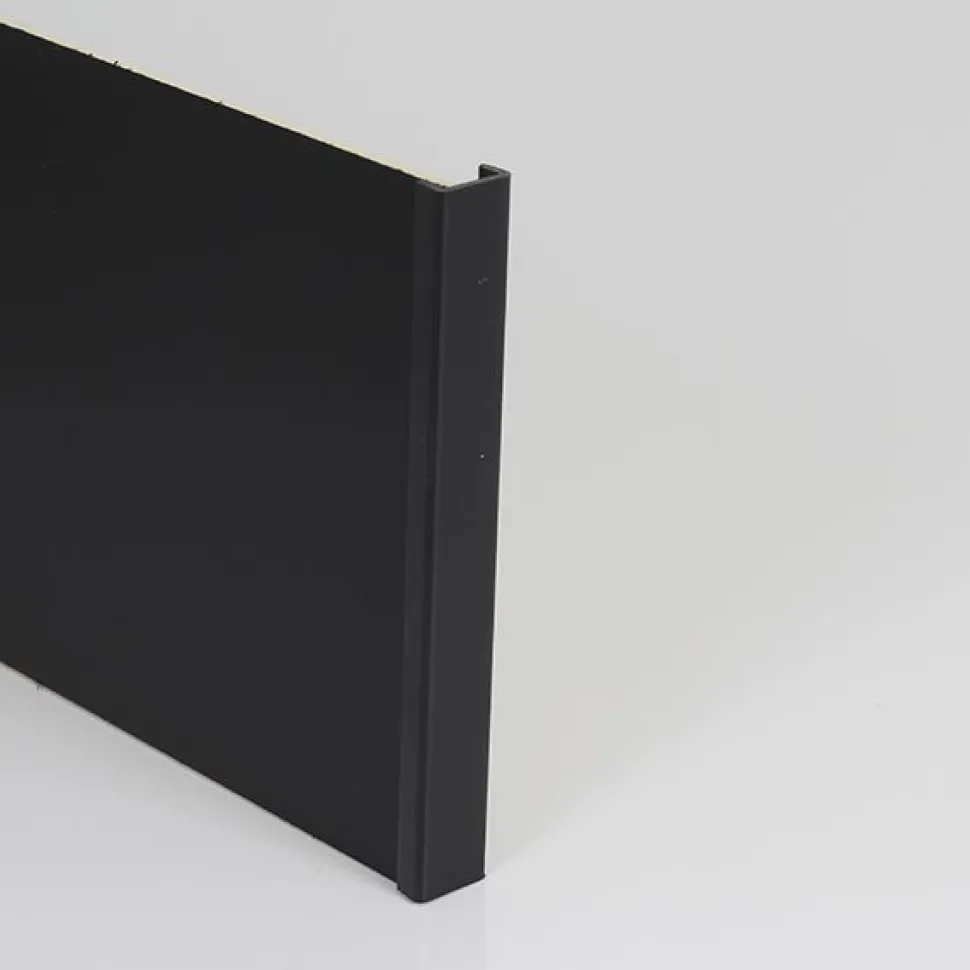 Päätylista Grip 150mm musta