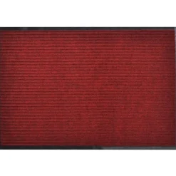 Punainen pvc ovimatto 90 x 120 cm