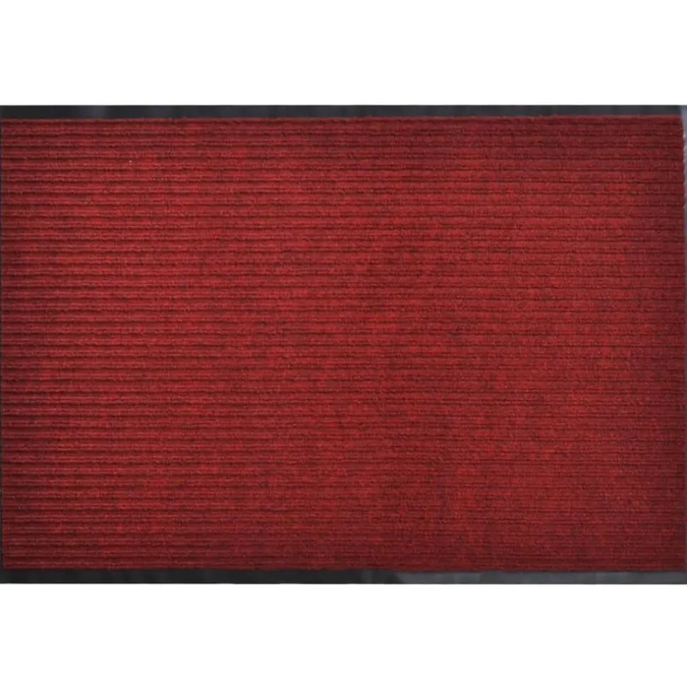 Punainen pvc ovimatto 90 x 120 cm