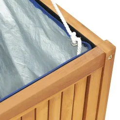 Puutarhalaatikko 114x50x58 cm, tiikki