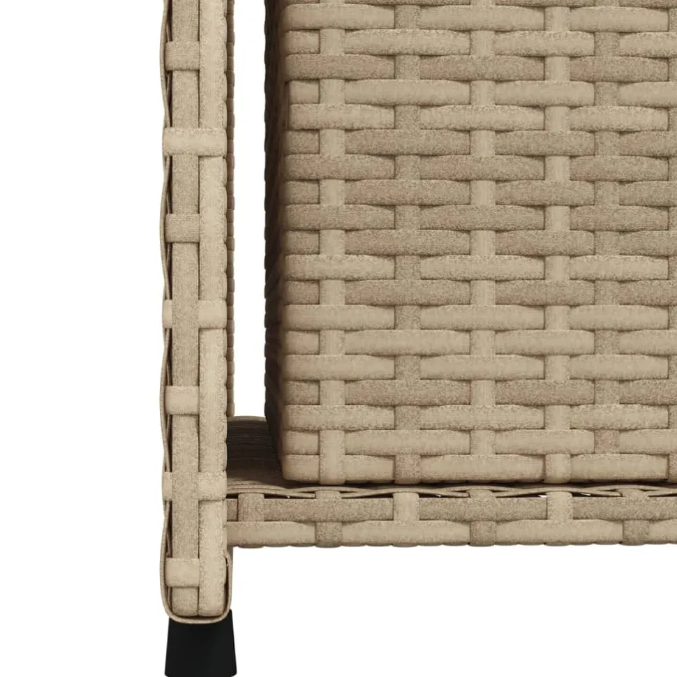 Puutarhan säilytyskaappi beige 50x55x115 cm polyrottinki
