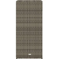 Puutarhan säilytyskaappi harmaa 105x55x113 cm polyrottinki