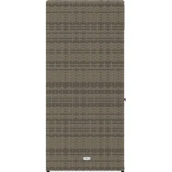 Puutarhan säilytyskaappi harmaa 55x55x111 cm polyrottinki