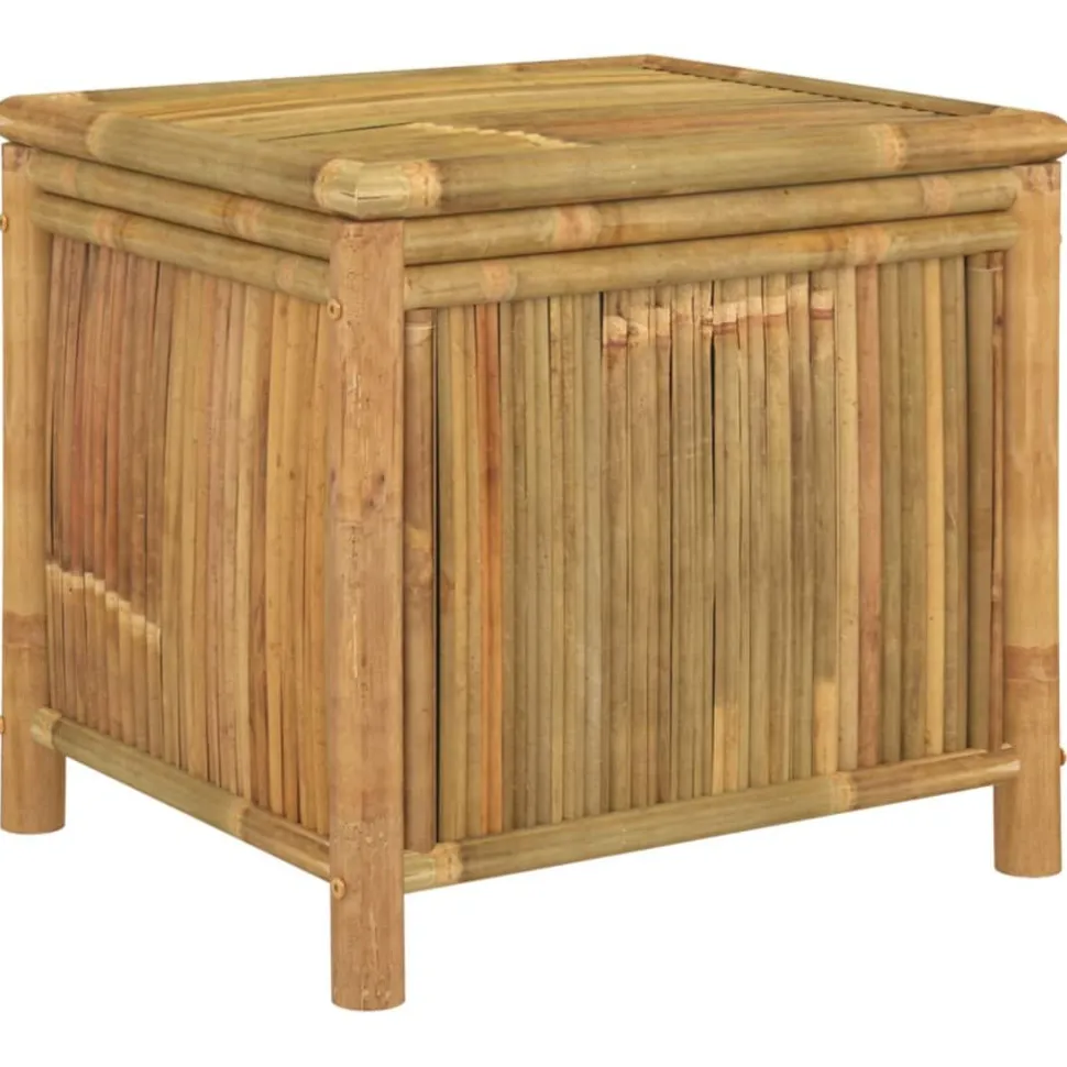 Puutarhan säilytyslaatikko, bambu, eri kokoja