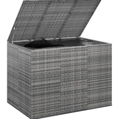 Puutarhan säilytyslaatikko PE-rottinki 100x97,5x104 cm ruskea