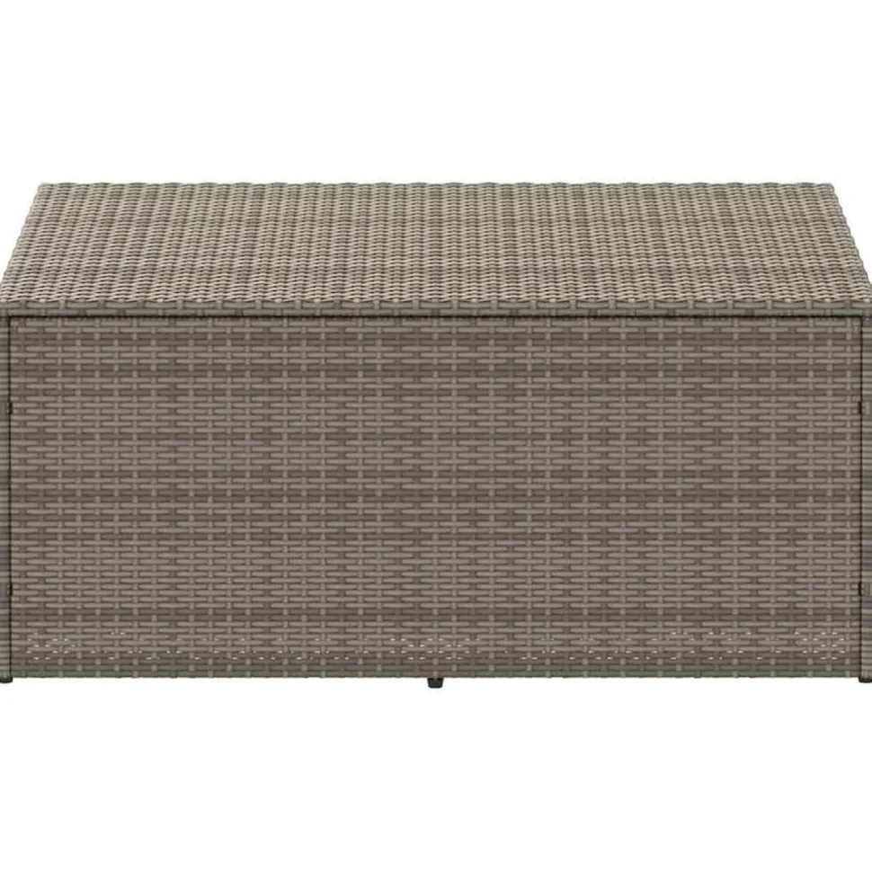 Puutarhan säilytyslaatikko ruskea 110x50x58 cm polyrottinki (04070)