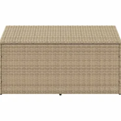 Puutarhan säilytyslaatikko ruskea 110x50x58 cm polyrottinki (04070)
