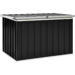 Puutarhan säilytyslaatikko 109x67x65 cm antrasiitti