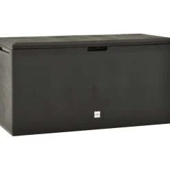 Puutarhan säilytyslaatikko 114x47x60 cm antrasiitti