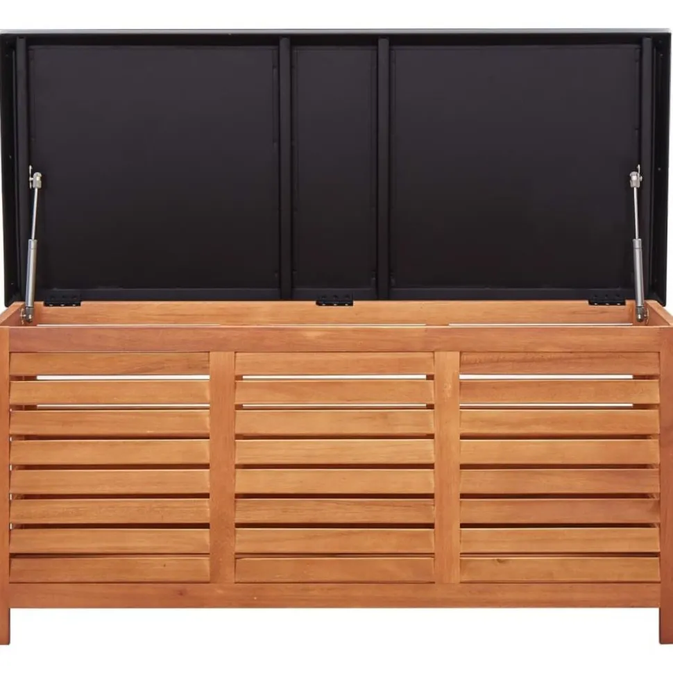 Puutarhan säilytyslaatikko 117x50x55 cm eukalyptuspuu