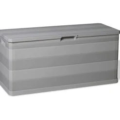 Puutarhan säilytyslaatikko 117x45x56 cm harmaa