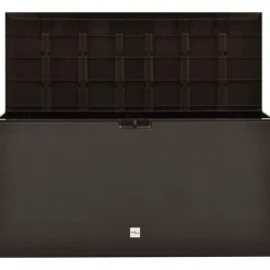 Puutarhan säilytyslaatikko 114x47x60 cm ruskea