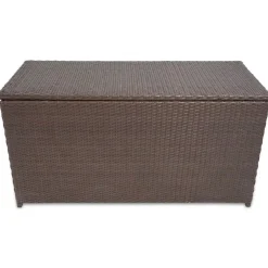 Puutarhan säilytyslaatikko 120x50x60 cm ruskea polyrottinki