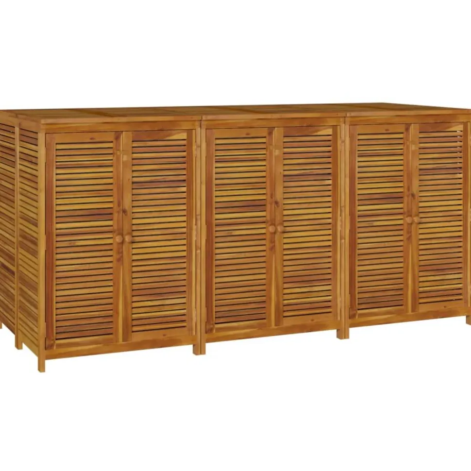 Puutarhan säilytyslaatikko 70x87x104 cm täysi akasiapuu (60029)