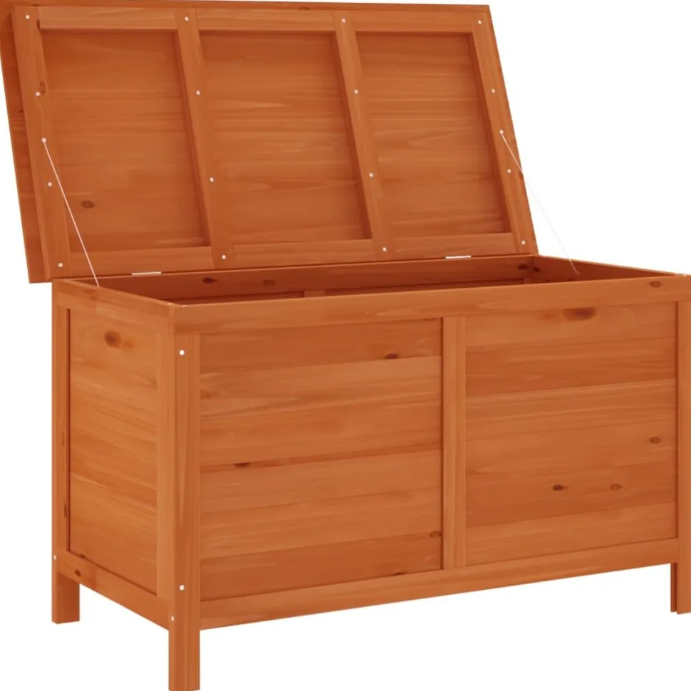 Puutarhan säilytyslaatikko 99x49,5x58,5 cm täysi kuusi (64755)