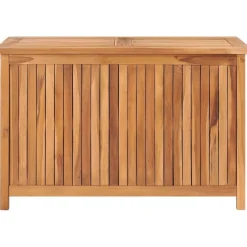 Puutarhan säilytyslaatikko, 90x50x58 cm, täysi tiikki