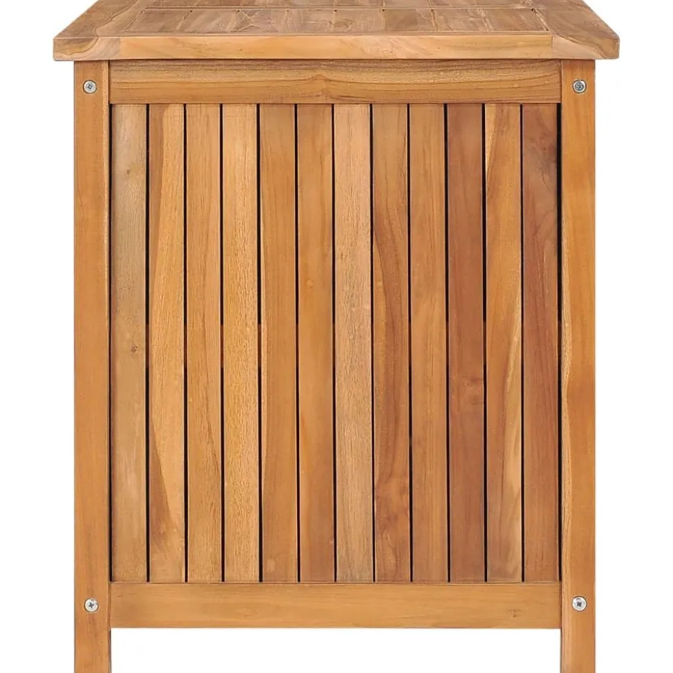 Puutarhan säilytyslaatikko, 90x50x58 cm, täysi tiikki